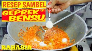 RESEP SAMBEL AYAM GEPREK ALA GEPREK BENSU.