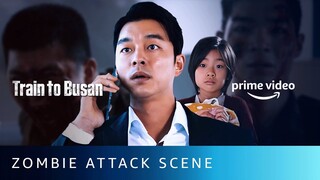 Dangerous zombie attack scene | Train to Busan | Amazon Prime Video