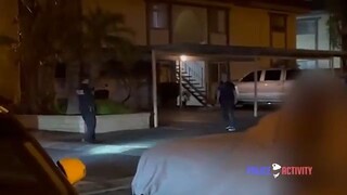 Petugas Polisi Chino Menembak Tersangka KDRT Bersenjata Pisau