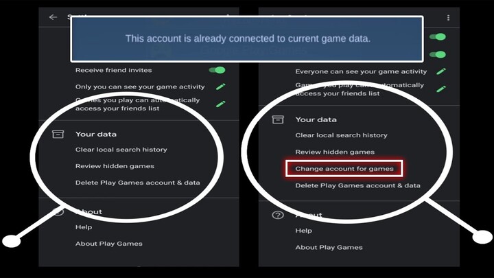 How to fix "This Account is Already Connected to Current Game Data 2021" - Mobile Legends