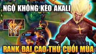 [LMHT Tốc Chiến] Ngộ Không Top Kèo Akali Rank Đại Cao Thủ Cuối Mùa Trong Liên Minh Tốc Chiến