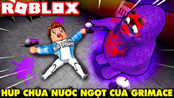 Roblox | QUÁI VẬT GRIMACE ĐÒI THỊT KIA VÌ HÚP CHÙA HẾT NƯỚC NGỌT CỦA NÓ - GRIMACE Horror | KiA Phạm