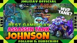 TANK JOHNSON Gameplay Tutorial| Hard-Rock Tank Build for MVP, SURE WIN AND BEST ASSIST! Feat. Layla
