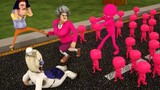 Scary Teacher 3D Animation - Crowd City Want to Fusion Miss T, Nick and Ice Scream - Game Animation
