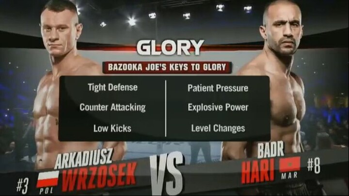 BADR HARI VS WRZOSEK 2 FULL FIGHT GLORY 80