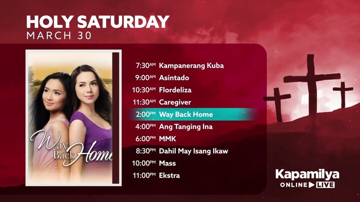 Black Saturday (March 30, 2024) Programming Schedule | Kapamilya Online Live