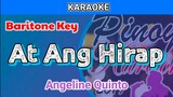 At Ang Hirap by Angeline Quinto (Karaoke : Baritone Key)