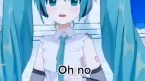 Hatsune Miku who is very rude to British people