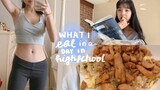 WHAT I EAT IN A DAY as a High School Senior 🍞 healthy+quick diet meals