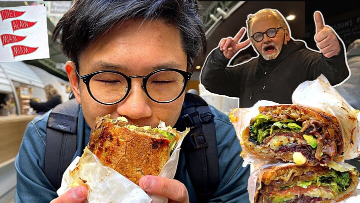 🇫🇷 RIDICULOUSLY HEARTY GRILLED SANDWICHES! Chez Alain Miam Miam & Arc De Triomphe Tour!