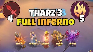 Trick Tharz 3 Full Inferno Power‼️ Gila Cok Damagenya | Combo Mager Magic Chess