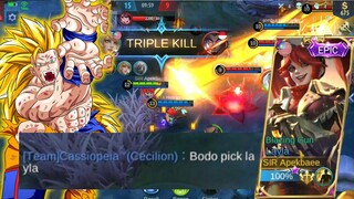 "BODOH PICK LAYLA !" PUBLIC KOYAK AKHIRNYA LAYLA MEMBANTAI !! LAYLA EPIC SKIN BLAZING GUN !! MLBB