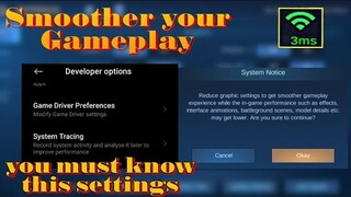 How to Smoother your Gameplay and reduce Lag in your device