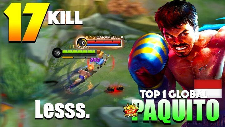 Paquito Jungler Still OP? That WTF Punch Damage! | Top 1 Global Paquito Gameplay By Lesss. ~ MLBB