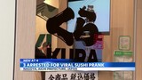 Three people arrested for sushi restaurant prank in Japan