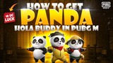 HOW TO GET PANDA HOLA BUDDY IN PUBG MOBILE | 10UC LUCKY SPIN | HOLA BUDDY SPIN PUBG MOIBLE