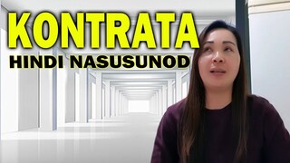 BAKIT HINDI NASUSUNOD ANG KONTRATANG PINIRMAHAN | AJ PAKNERS