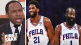 Stephen A. on 76ers vs Knicks: "Embiid & Harden is a monster duo in the NBA that scares the rest"