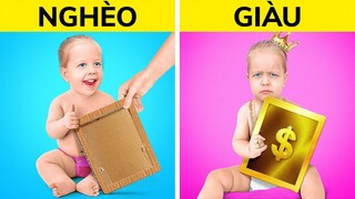 MẸ GIÀU VS MẸ NGHÈO || Ý TƯỞNG TỰ LÀM TUYỆT VỜI ĐỐI VỚI BỐ MẸ KHÉO TAY