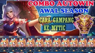 COMBO AUTO WIN AWAL MUSIM MAGIC CHESS, MUSUH RATA SEKALI SERANG #mlbb #magicchess #combosynergy