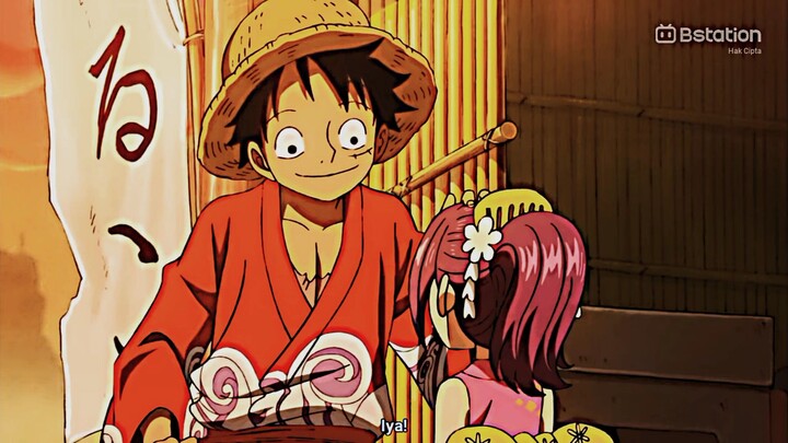 eps terakhir Luffy di wanoo🥲🥲 jadi sedihh saat Masi lawan kaido seruu banget