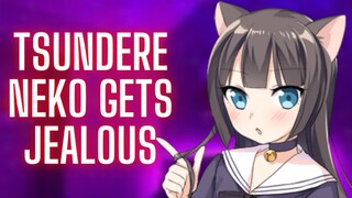 Tsundere Neko Gets Jealous {ASMR Roleplay}
