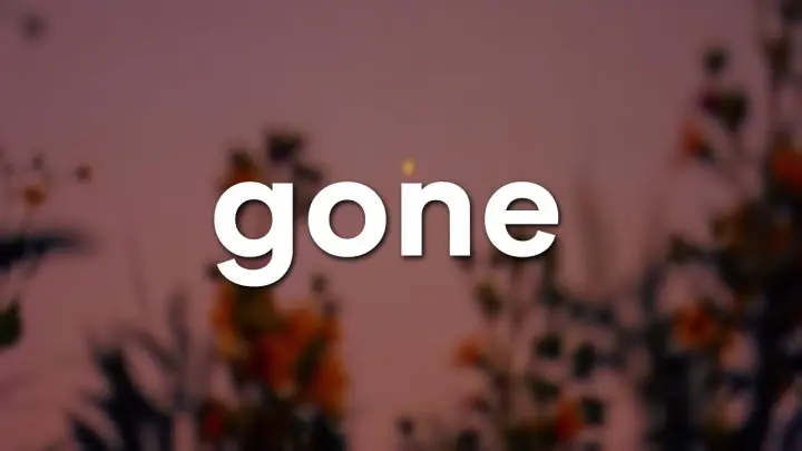 rosé - gone // lyrics