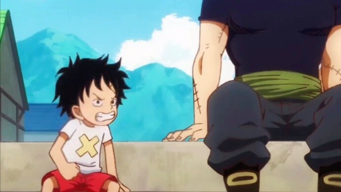 Luffy: Beckman thực sự là một ông già hiền lành.