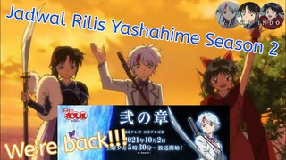 Jadwal Rilis Yashahime Season 2 - Yashahime: Princess Half-Demon: The Second Act