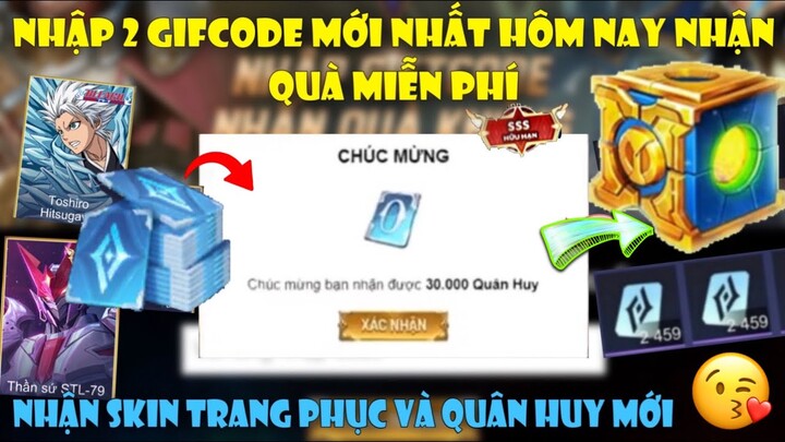 Giftcode Liên Quân | Cách Nhập CODE Mới Nhất Nhận Quà Quân Huy Skin Mới ĐTDV 2023 Quá Xịn