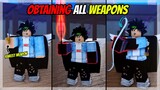 Obtaining Every Single WEAPON on Blox Fruits Part 2 | Roblox |
