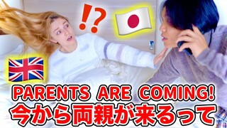 My JAPANESE Parents Came Over Without Telling My Fiancée *PRANK*