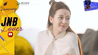 Vẽ chân dung nàng hồ ly Phượng Cửu (Địch Lệ Nhiệt Ba) của Chẩm Thượng Thư - JNB Lover