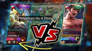 OMG 1V1 WITH INUYASHA JR. TOP 4 GLOBAL ZILONG!! 😮 | MOBILE LEGENDS BANGBANG