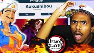 HE GUESSED EVERY DEMON SLAYER CHARACTER MY SUBS COULD THINK OF 😡 (IMPOSSIBLE GAME)?!