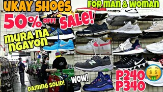 P240 P340 50% off na sila!MURA na ngayon MADAMI pa SOLID!ukay shoes cubao fashion delight update!