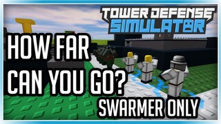 Using Swarmer Only - Tower Defense Simulator | ROBLOX |