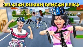 LEIKA KELILING DUNIA NAIK SEPEDA 😱😍BERSAMA TOMPEL MENJELAJAHI DUNIA [SAKURA SCHOOL SIMULATOR]