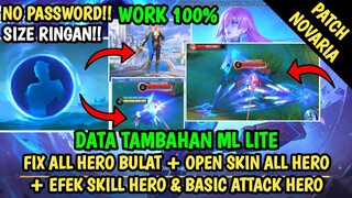 Data Fix All Hero Bulat + Open Skin All Hero + Efek Skill Hero & Efek Basic Attack Hero ML Terbaru