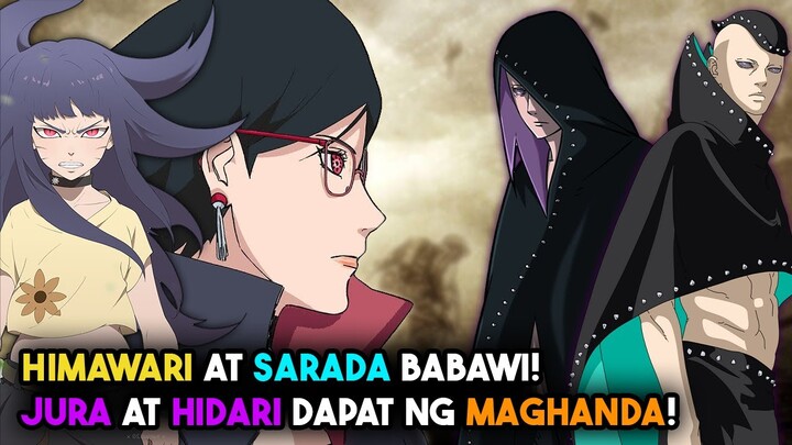 HIMAWARI at SARADA BABAWIAN sila JURA at HIDARI || Boruto TBV Tagalog Analysis