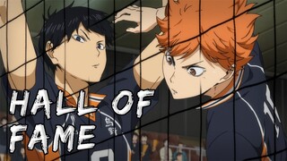 Haikyuu  [AMV]  Karasuno Vs Shiratorizawa - Hall of Fame [1080P] HD