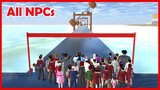 Sea Race - Who will be the winner of all NPC? || SAKURA School Simulator