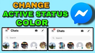 HOW TO CHANGE ACTIVE STATUS COLOR ON MESSENGER | JOVTV