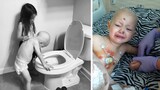 Mother cries after discovering what her children were doing in the bathroom in secret
