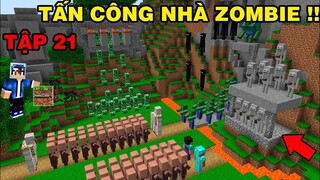 Tập 21 | MINECRAFT PE ĐẠI DỊCH ZOMBIE | Làm Đường Ray Đi Mine Và Sửa Lại Map..!!