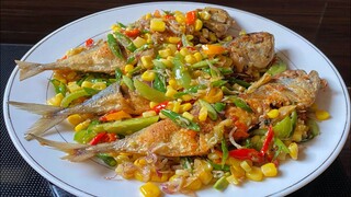 Sesekali coba masak ikan jagung muda bumbu iris dijamin ketagihan