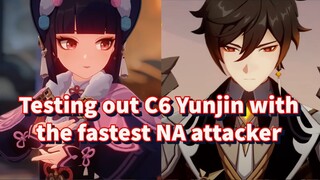 Testing out C6 Yunjin with the fastest NA attacker