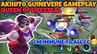 AKIHITO GUINEVERE GAMEPLAY | YOUR PURIFY WON'T WORK TO ME | AKIHITO GAMING | MLBB