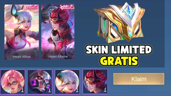 SKIN LIMITED GRATIS, VALENTINE GRATIS, EPIC & SKIN BARU SILVANNA GRATIS ! MONTON EMANG UDAH BAIK