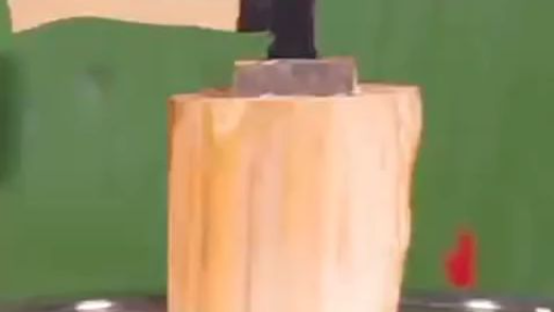 Crushing a Lovely Wooden Ornament